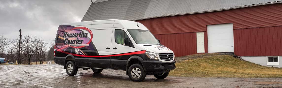 Kawartha Courier Delivery van